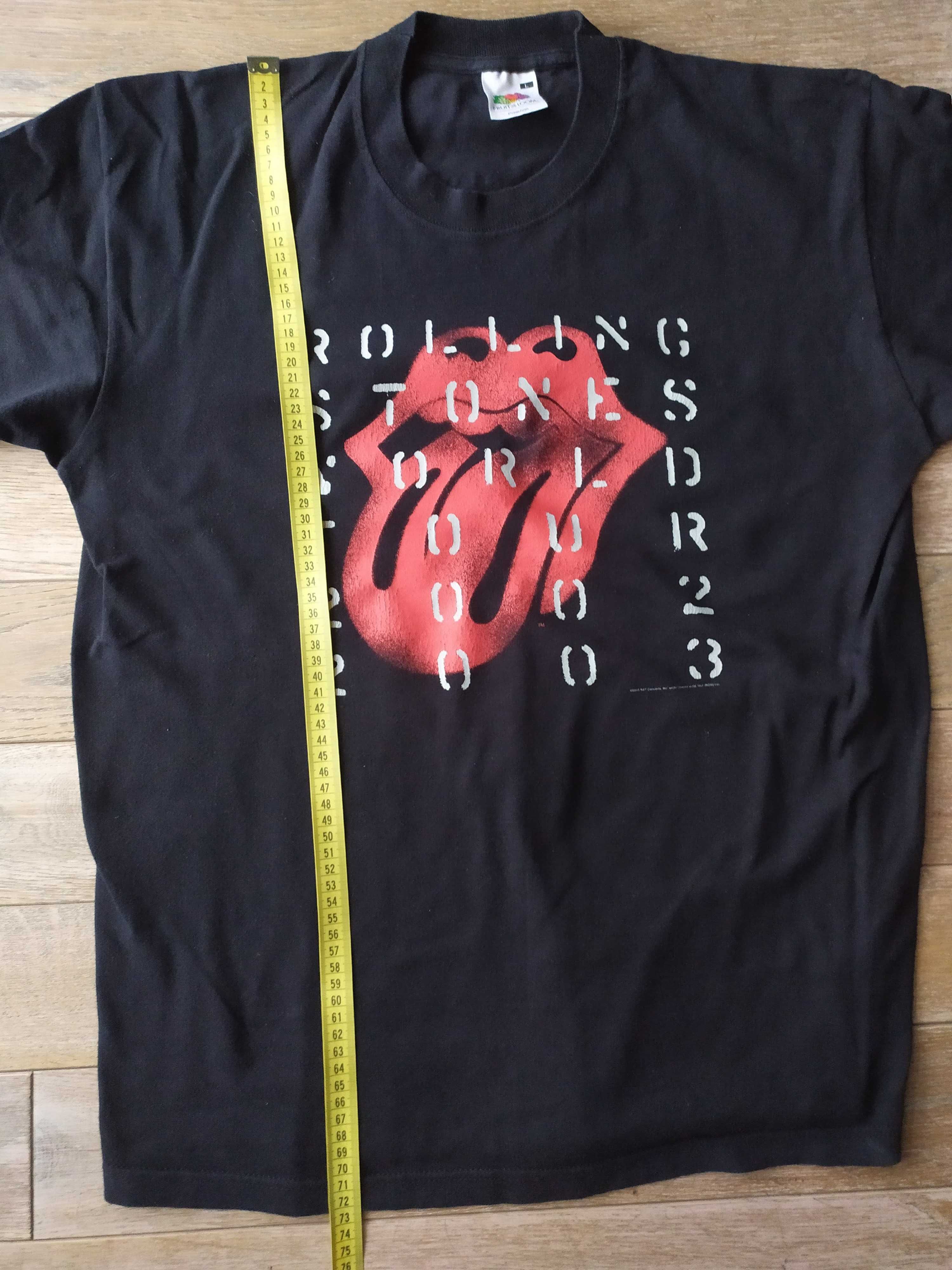 Kolekcjonerski T-shirt The Rolling Stones Koncertowa koszulka 2003 L