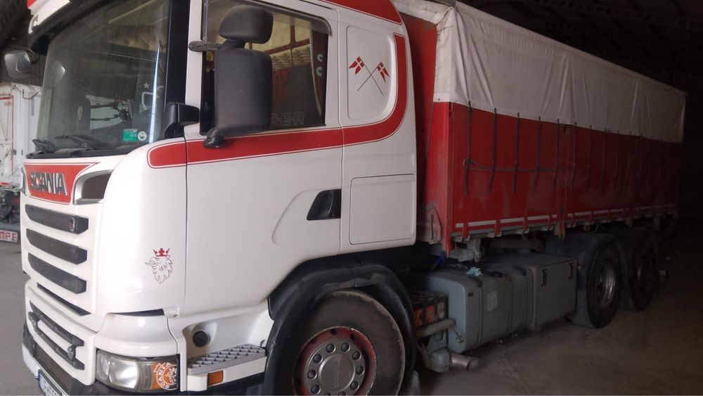 Scania r520 v8 2015 rok odkurzacz do zboza