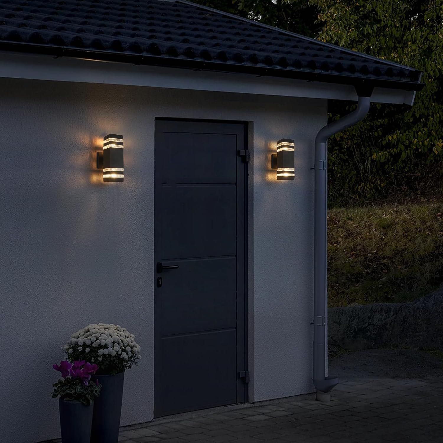 Zewnętrzna lampa  kinkiet ścienna VONCI UP&DOWN E27 2szt