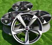 18" BORBET 5x112 Audi VW Seat Skoda bi-kolor