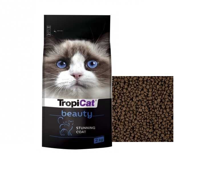 TROPICAT BEAUTY sucha karma dla kota, piękna sierść, odkłaczająca 2kg
