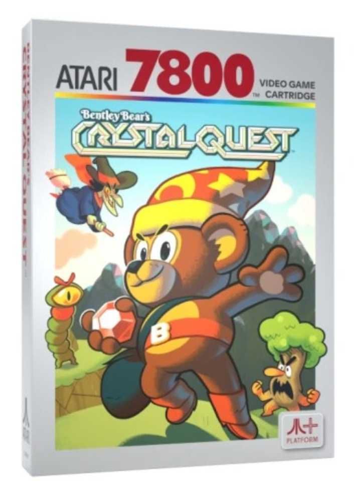 Konsola Nowa ATARI 7800+ plus gra Bentley Bear's Crystal Quest prezent