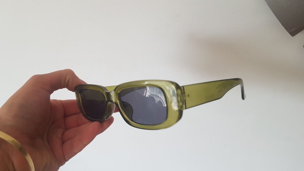 Okulary przeciwsłoneczne butelkowa zielen