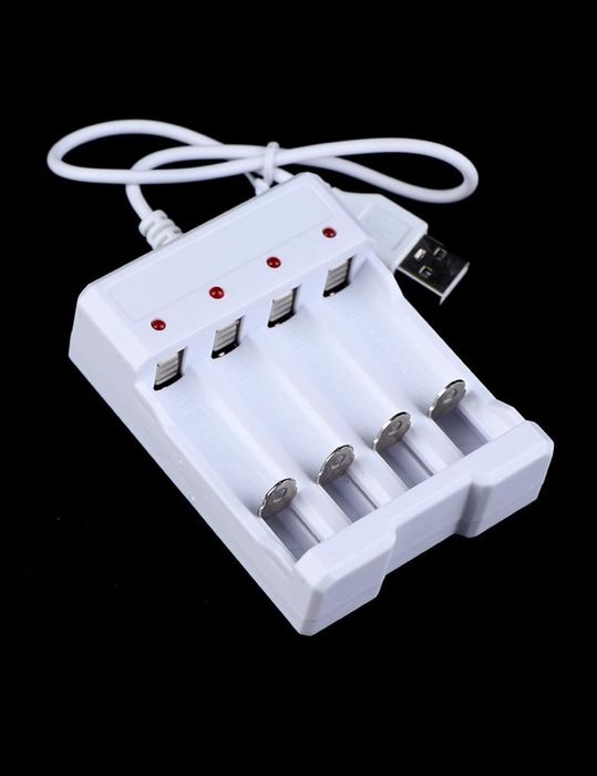 Зарядний пристрій із виходом USB, адаптер із 4 гніздами для швидкої за