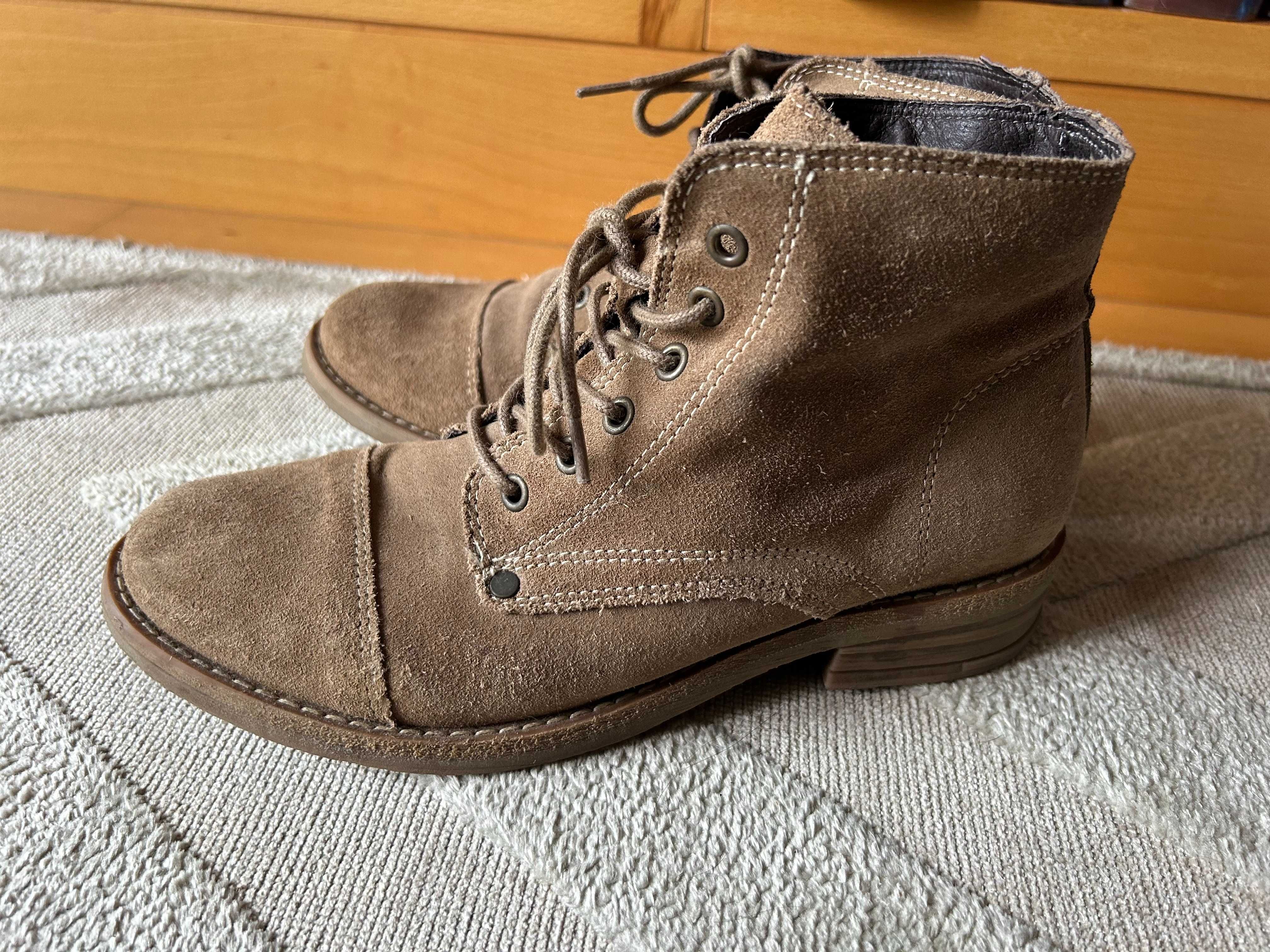 Botins camurça senhora