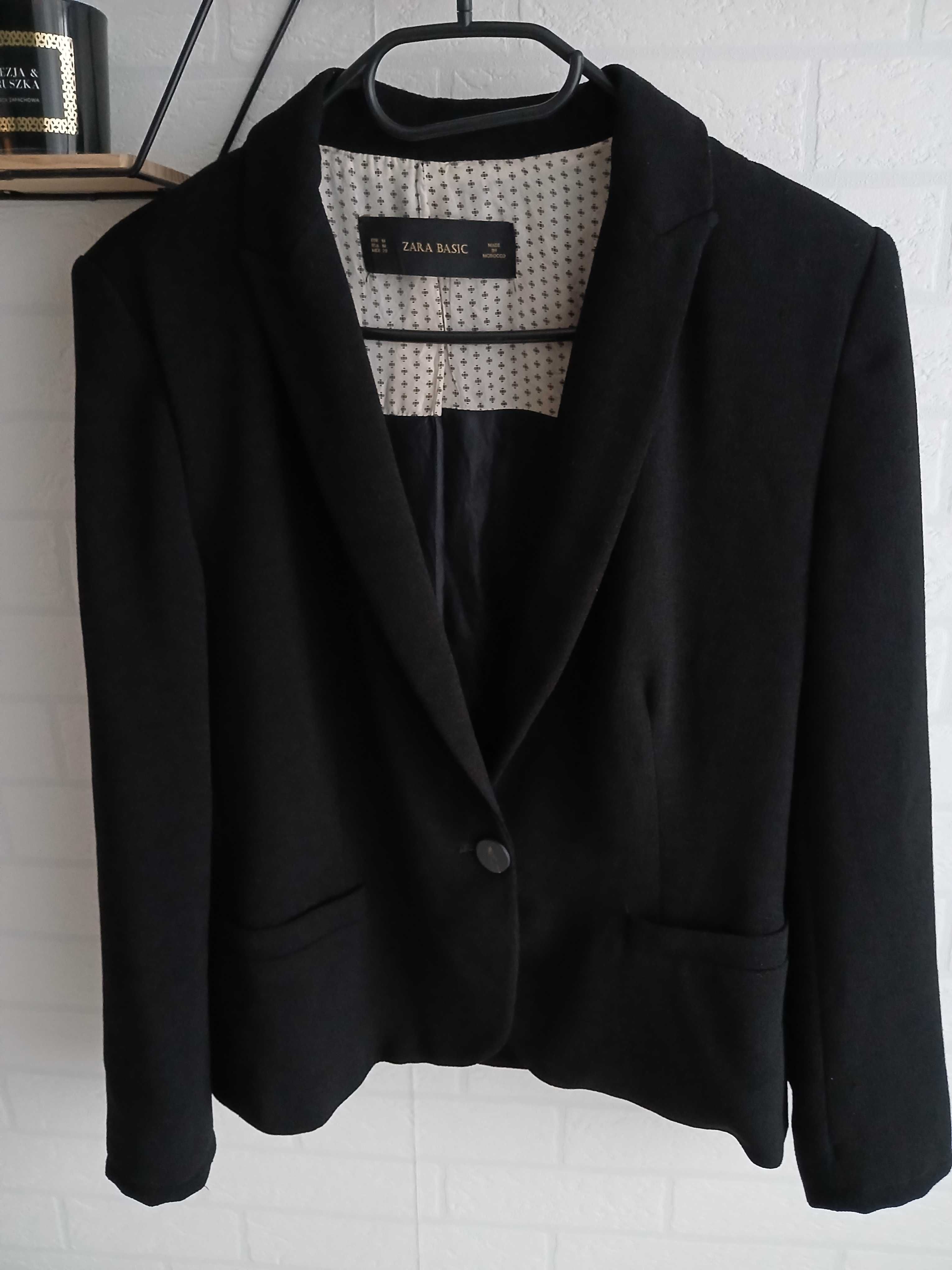 Czarna marynarka Zara Basic, rozm. 38/M