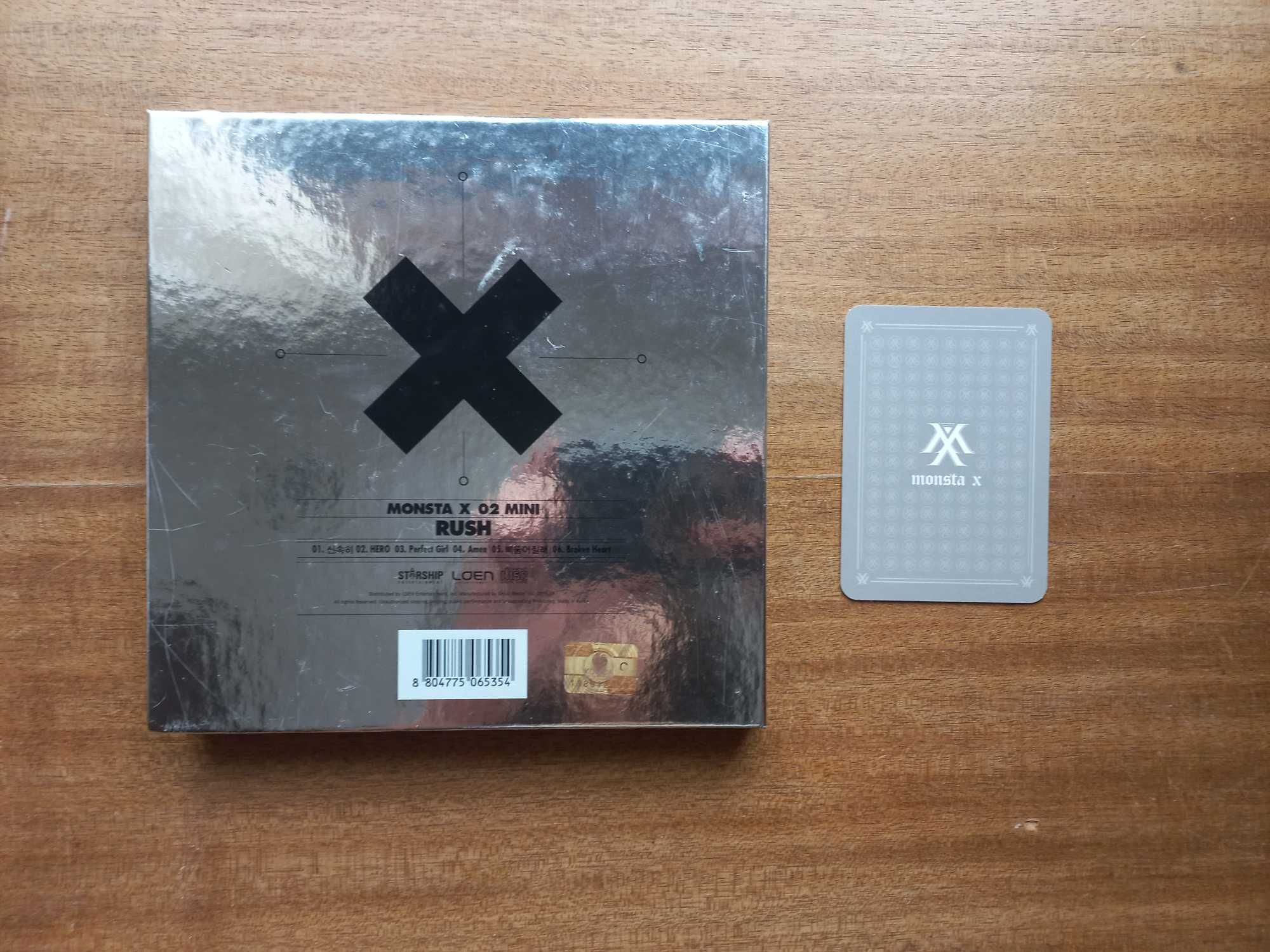 Álbum KPOP Monsta X - Rush + Photocard