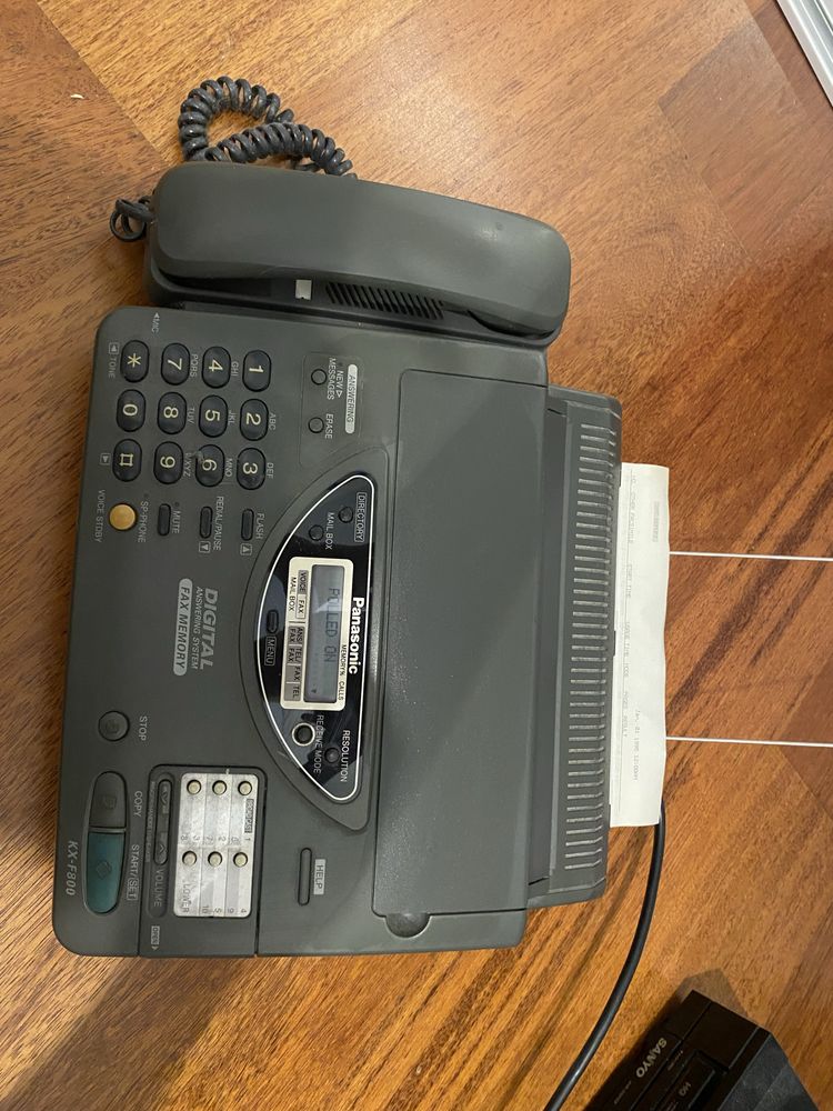 Fax Faks Panasonic KX-F800