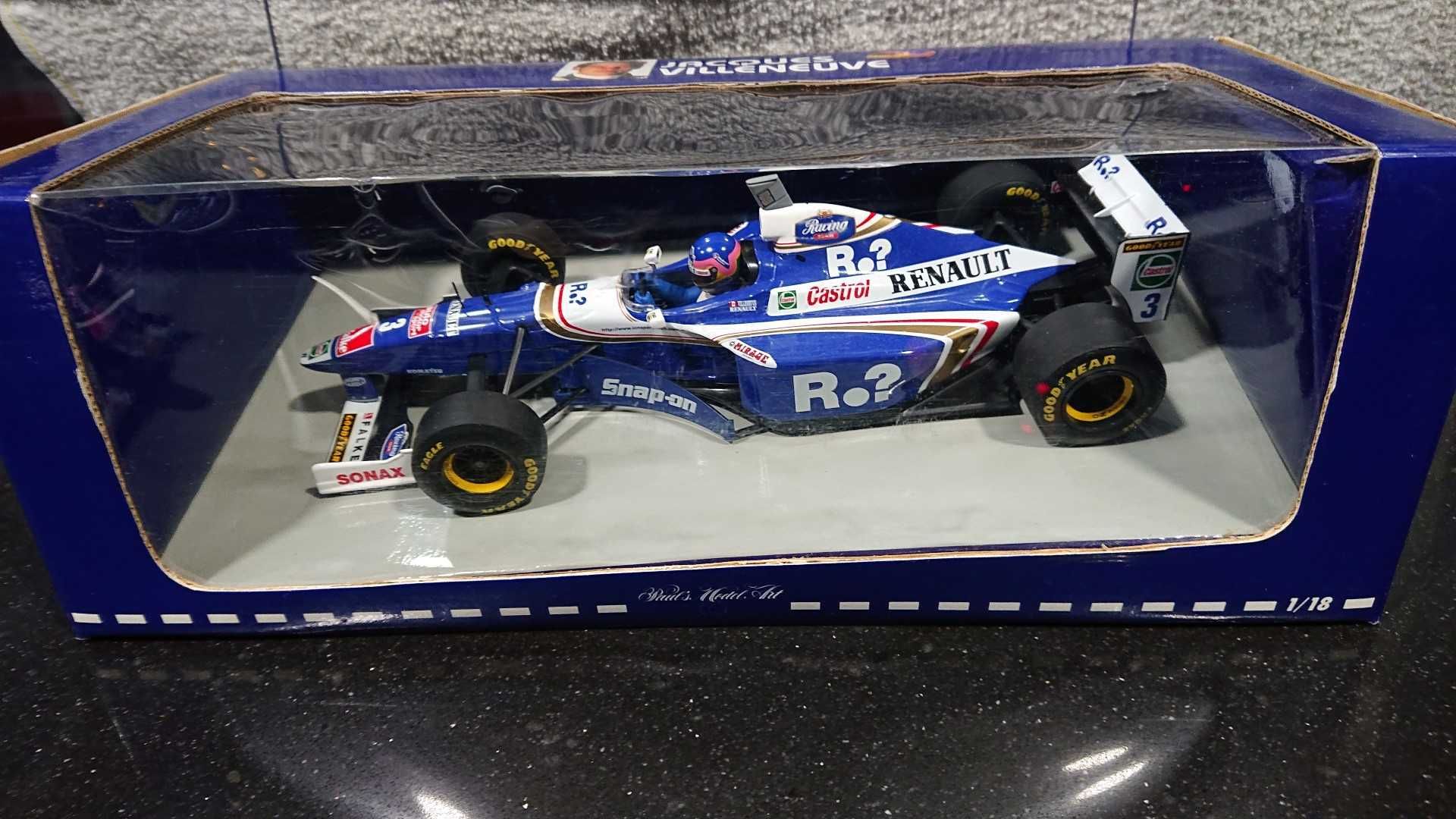 3 x F1 Minichamps (1/18):  Williams 93 e 97; Toro Rosso 2008