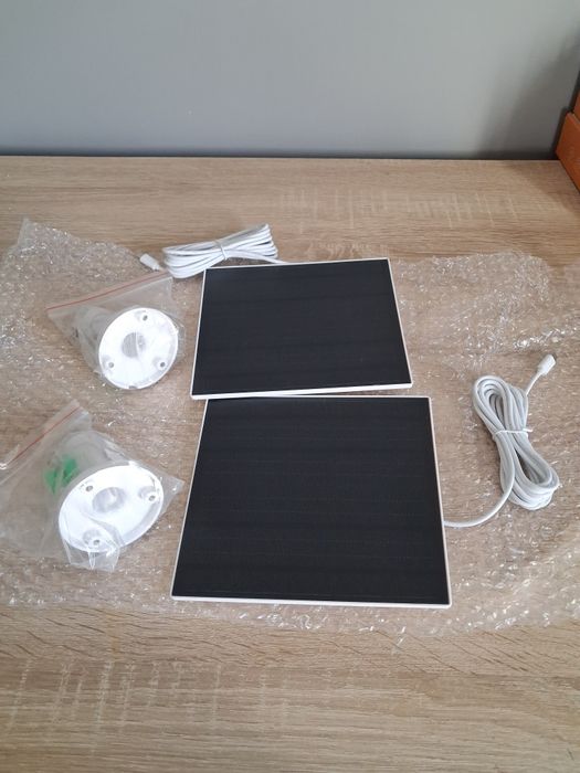 Nowy Zestaw dwóch paneli solarnych do kamer zewnętrznych