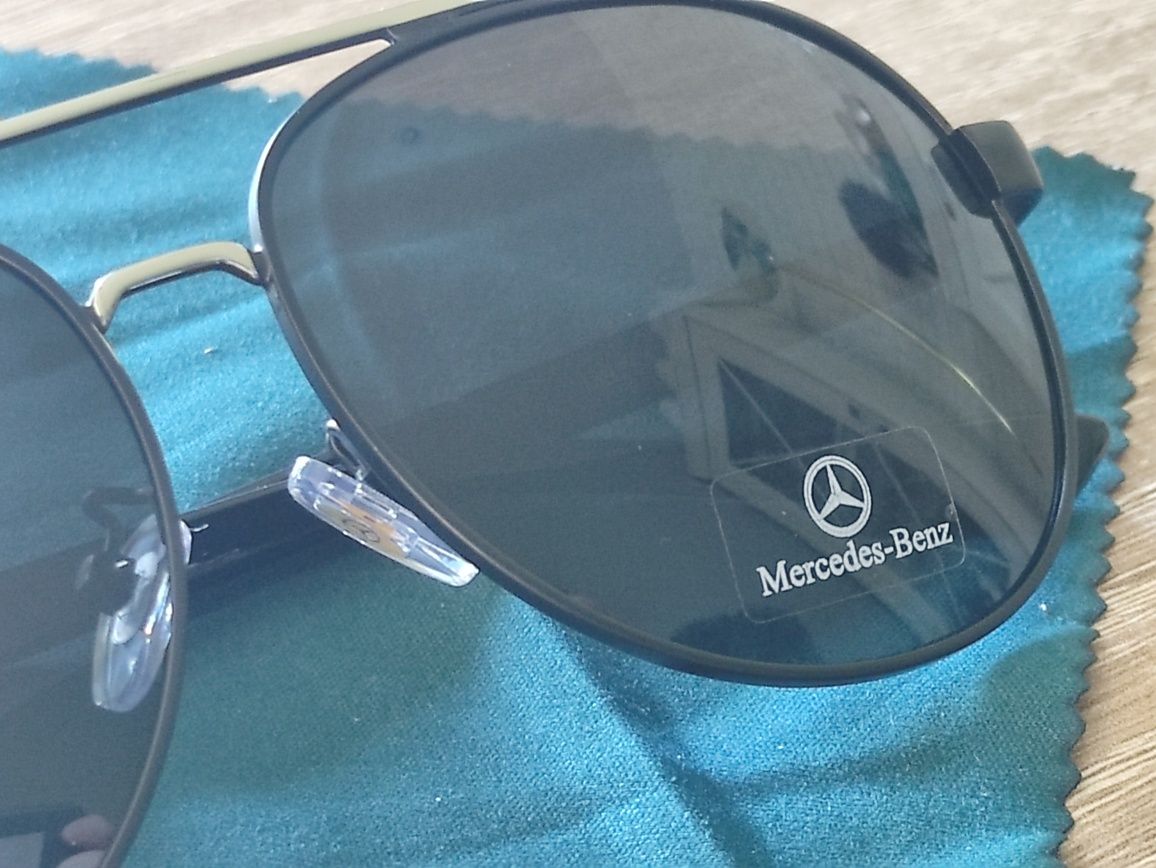 2x Okulary Mercedes-Benz +