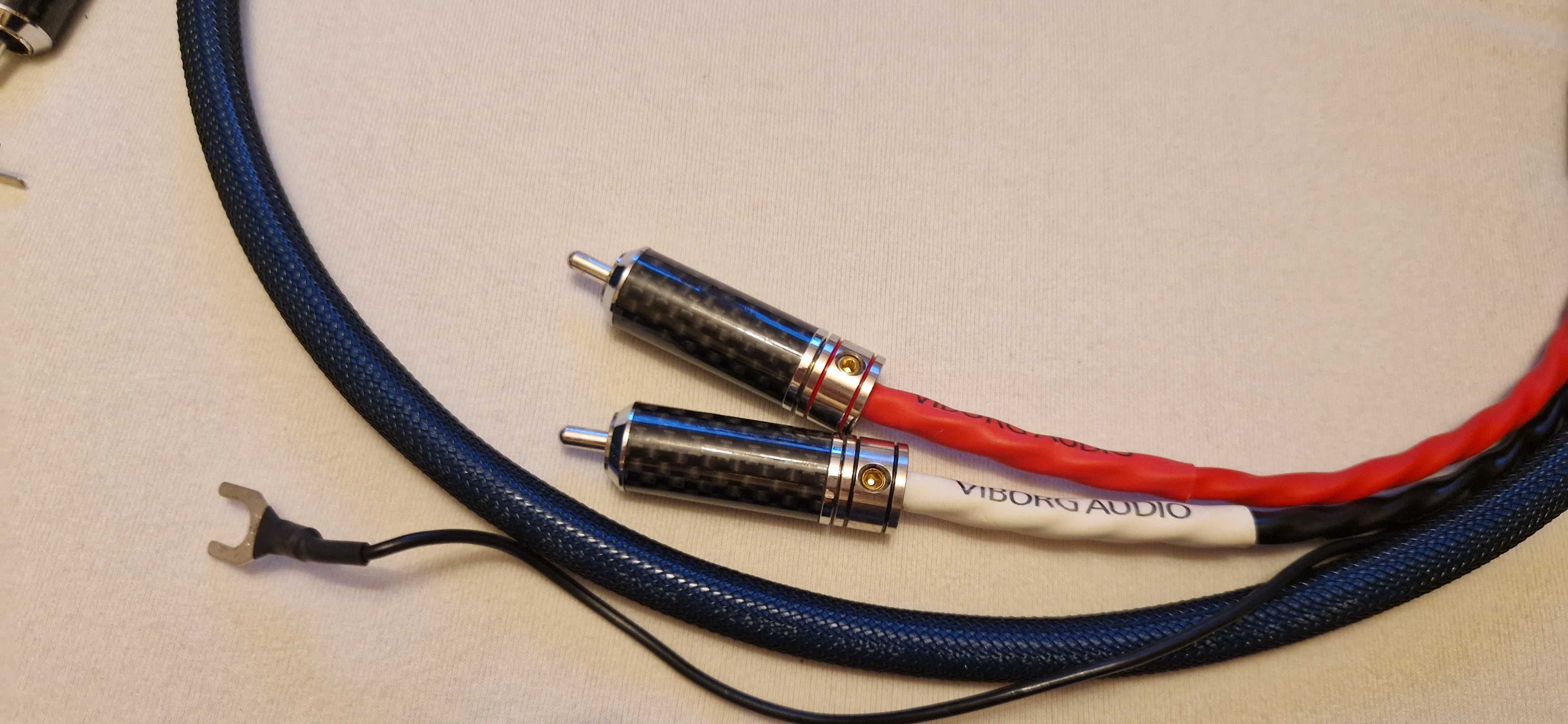 Kable gramofonowe VIBORG RCA PHONO 1,5m