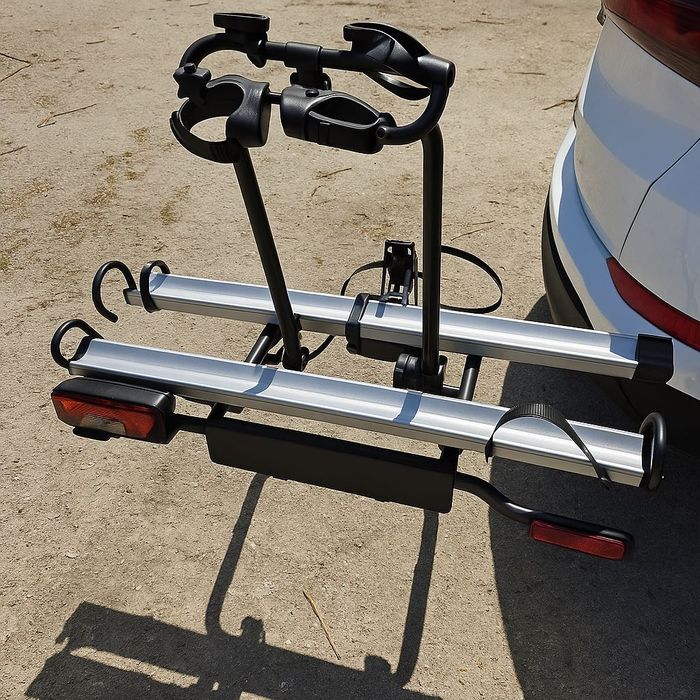 Bagażnik z aluminiowymi szynami