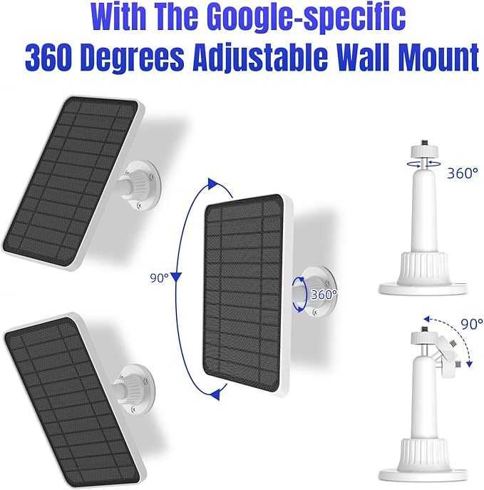 Eufycam Moduł solarny 5V5 ładowarka z modułem solarnym EUFY regulowana