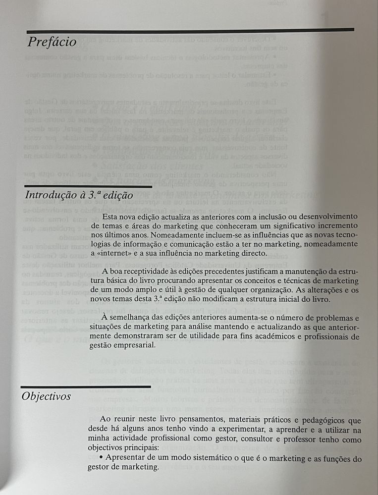 Marketing - Conceitos, Técnicas e Problemas de Gestão