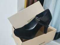 Sapatos Altos Pretos festa
