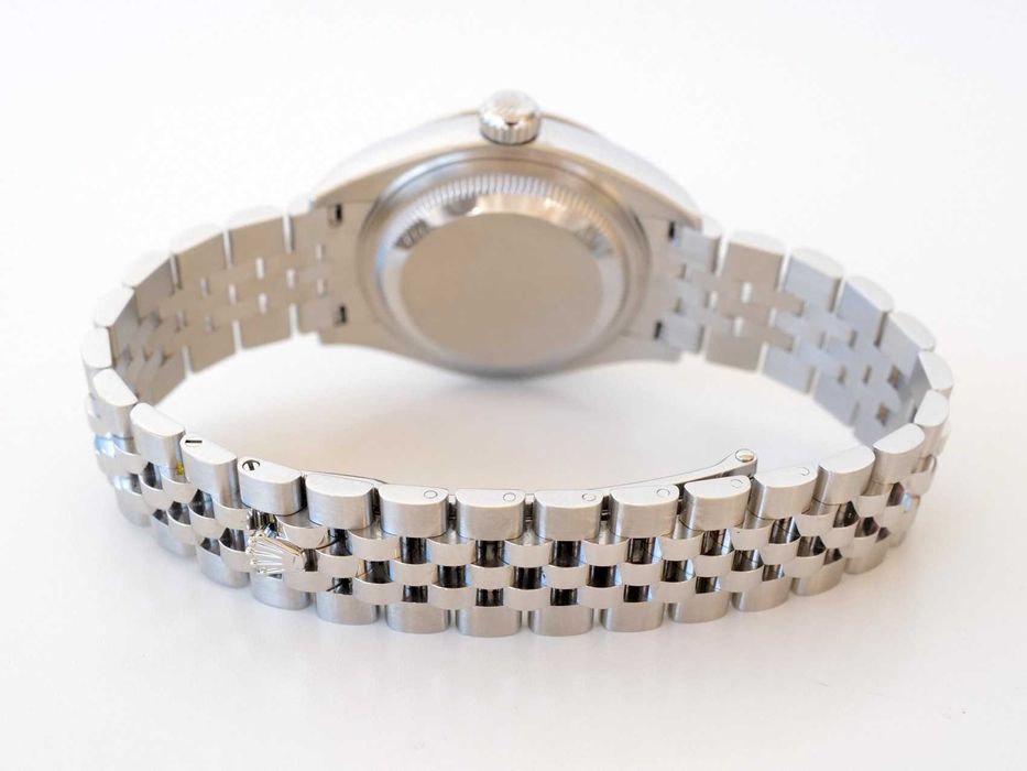 Rolex Lady-Datejust 28mm Jubilee Steel 18K White Gold MOP Diamond Dial