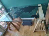 Biurko Ikea mapa świata 160x81
