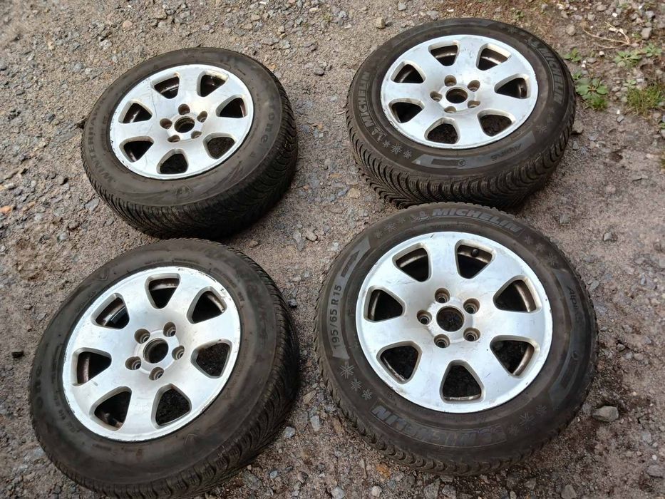 Диски 5/112 з зимовою резиною 195/65 R15