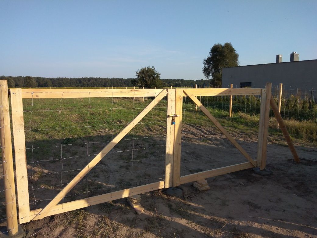 Ogrodzenie z siatki lesnej