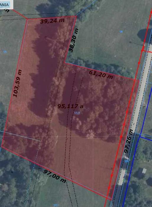 Działki rolno-budowlane w Cycowie