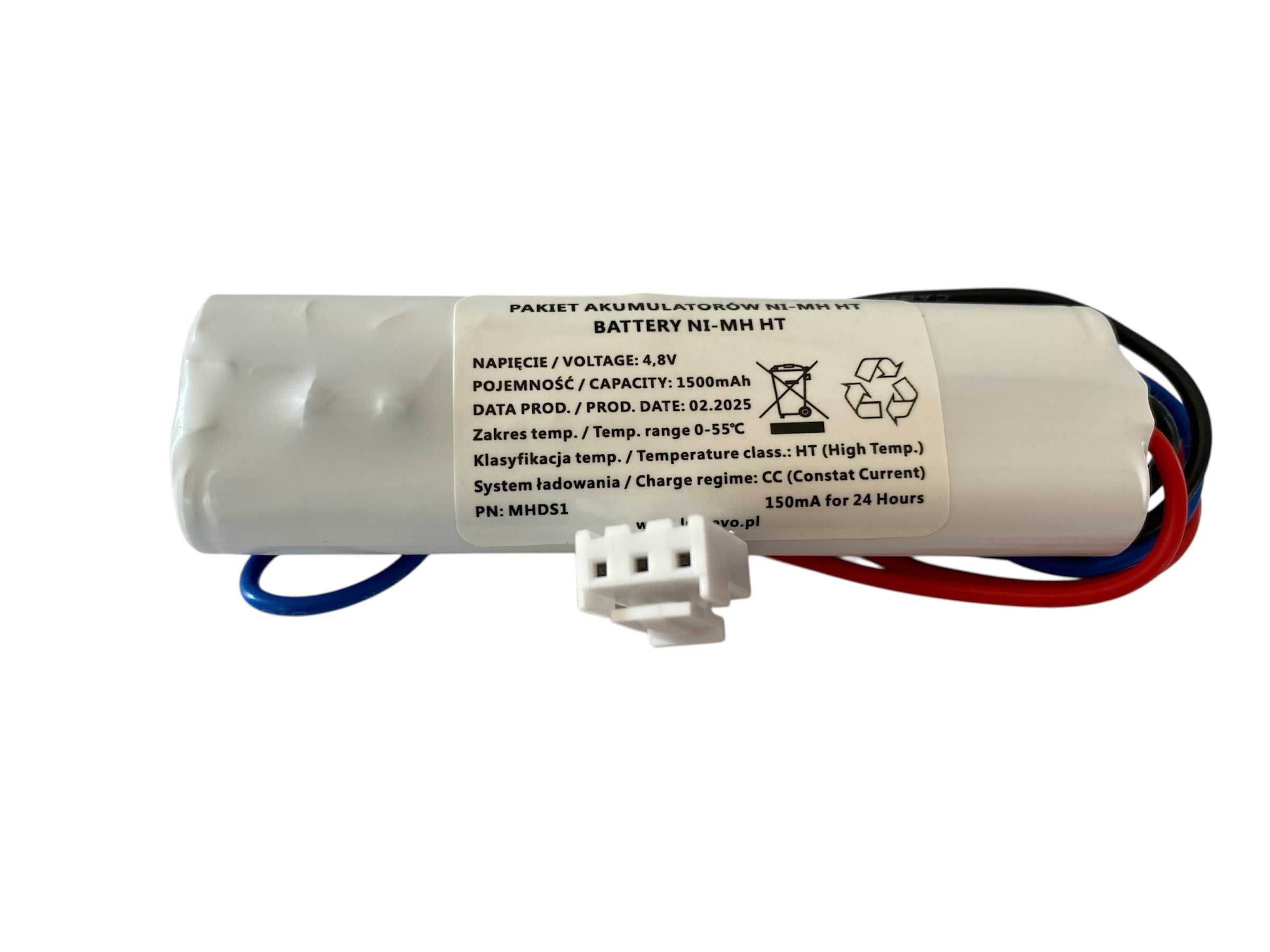 Bateria Ni-MH 4,8V 1500mAh HT 3-pole AWEX