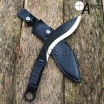 Кукри нож нескладной черный с необычным клинком