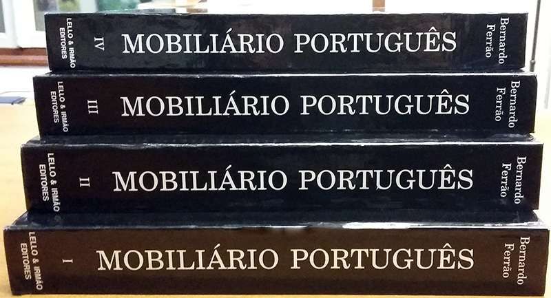 Mobiliário Português - Bernardo Ferrão [4 volumes] (RARIDADE) 1ªed