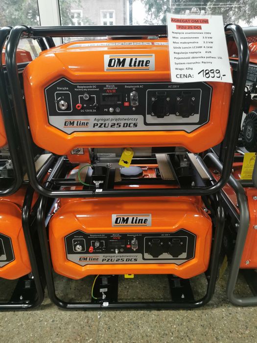 Agregat Generator OM LINE PZU 25 DCS RATY 0%% Oleo-Mac-Pezal-Husqvarna