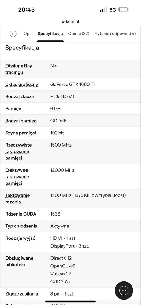MSI GTX 1660 Ti gaming x