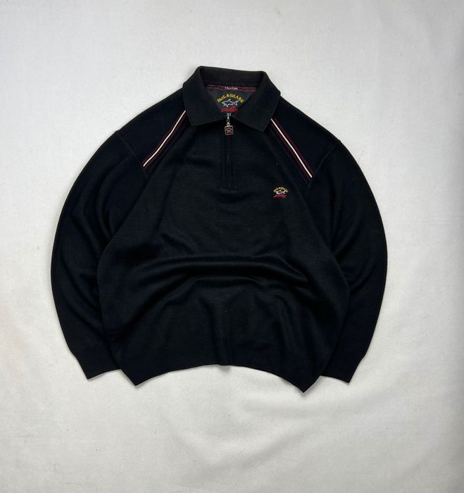 Sweter Paul & Shark Yachting Polo Vintage Black