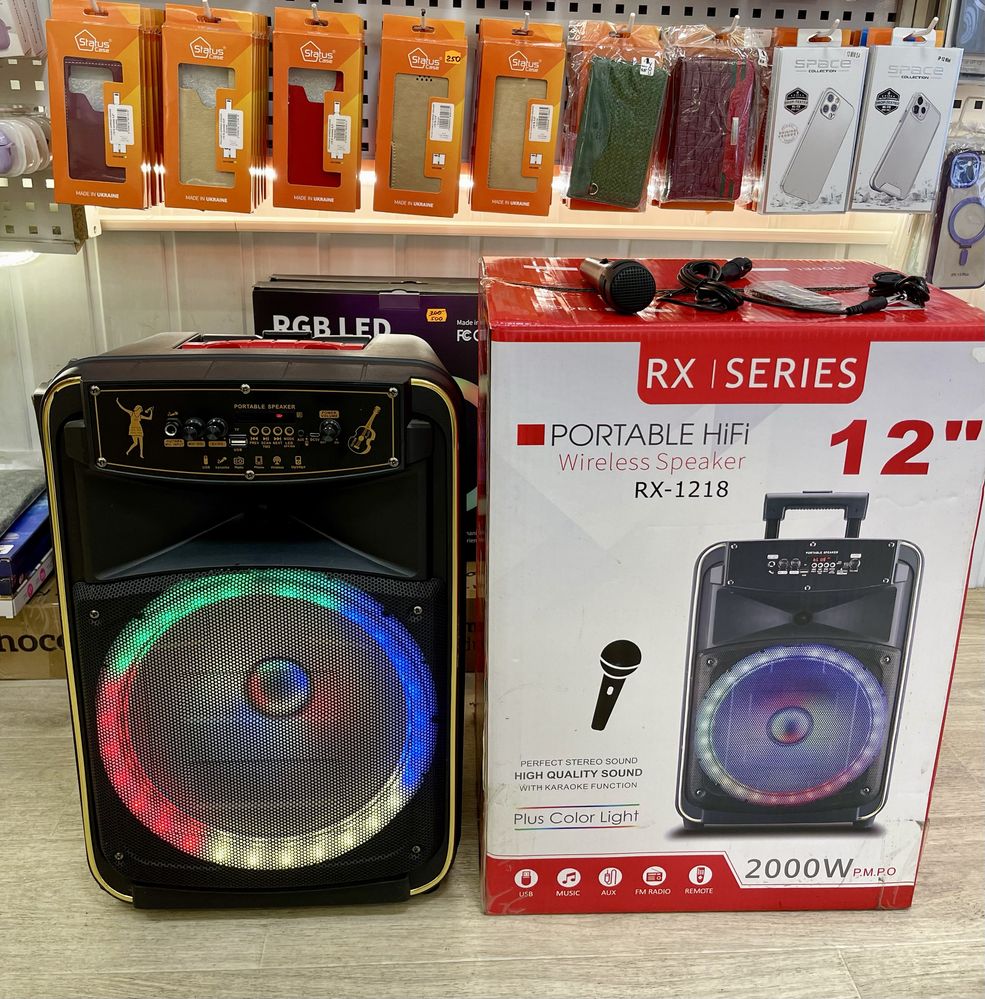 Bluetooth колонка RX-1218, новая!