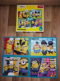 Puzzle Minionki 4 w 1