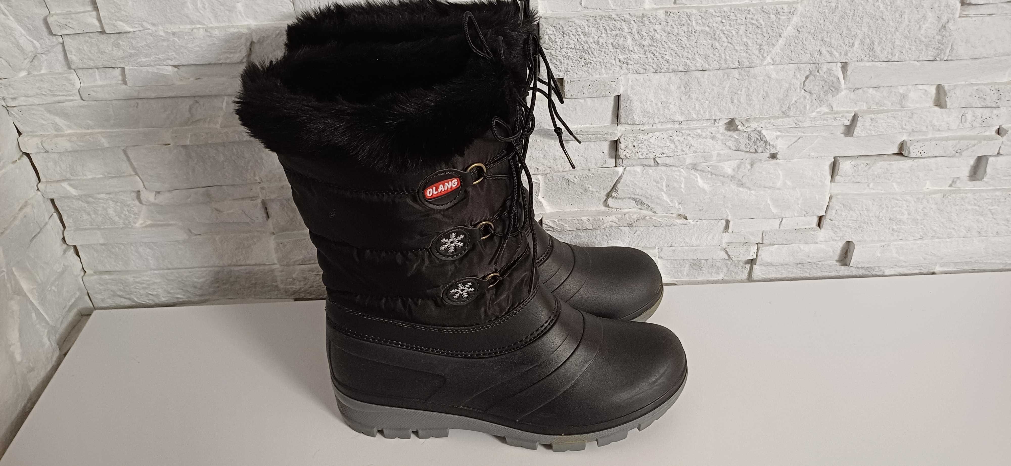 Nowe śniegowce OLANG roz.41-42 wkł.26,5 cm.