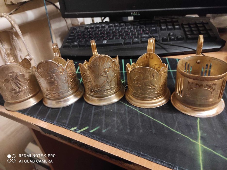 Подстаканники ссср Золотая рыбка и др.