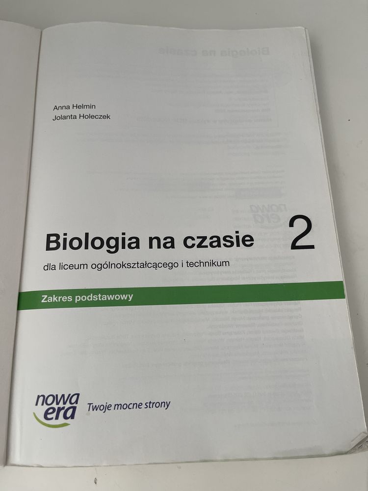 Podręcznik do Biologii klasa 2