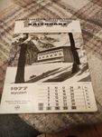 Kalendarz PTTK z 1977