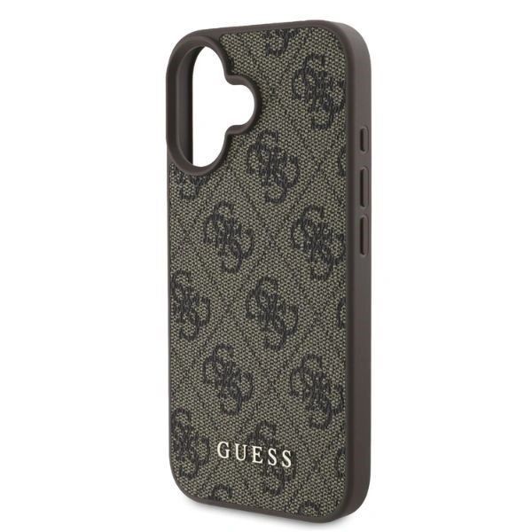 Etui Guess do iPhone 16 Hardcase Classic Brown