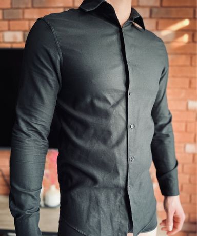 Koszula męska czarna Zara M
