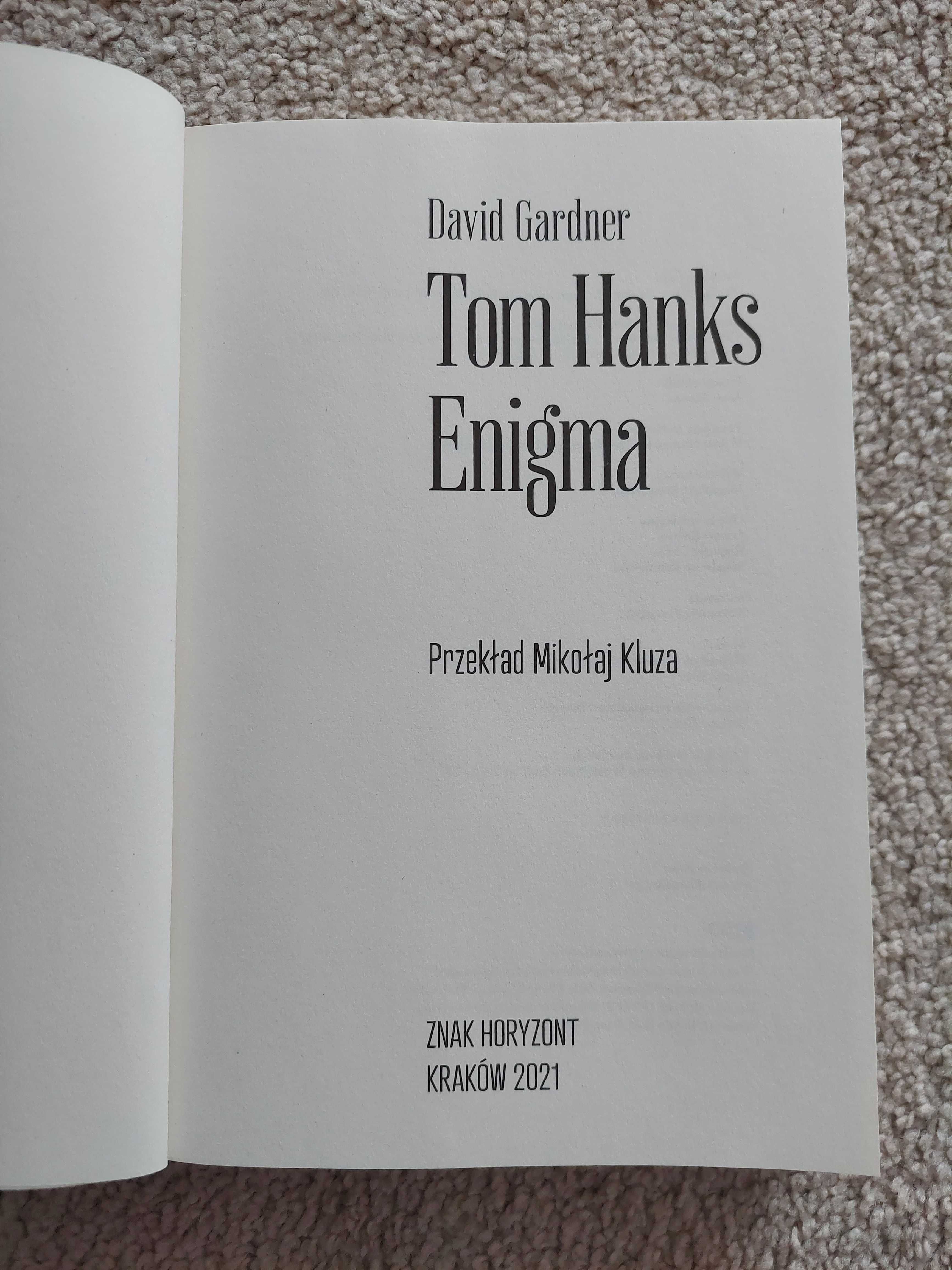 Książka biografia Tom Hanks - Enigma, autor DaVid Gardner,odbiór Śląsk