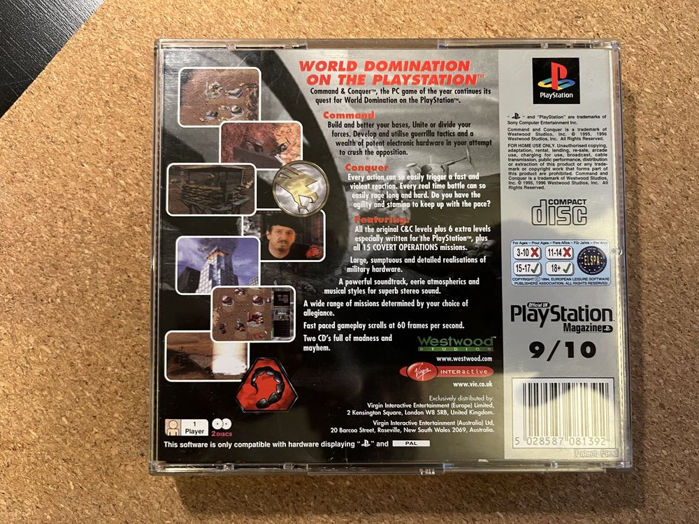 Gra  Command Conquer PSX PS1