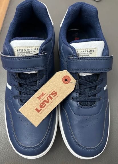 Levis sneakersy buty granatowe na rzepy NOWE rozmiar 34