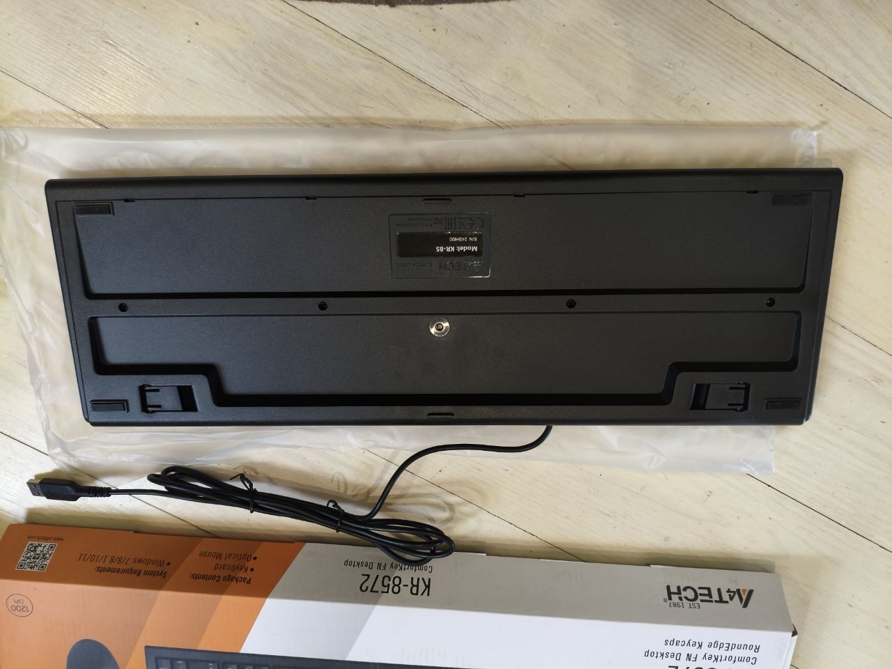 Комплект клавіатура+миша A4Tech KR-8572 новий