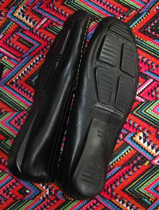 mokasyny czarny skóra wygodne 40