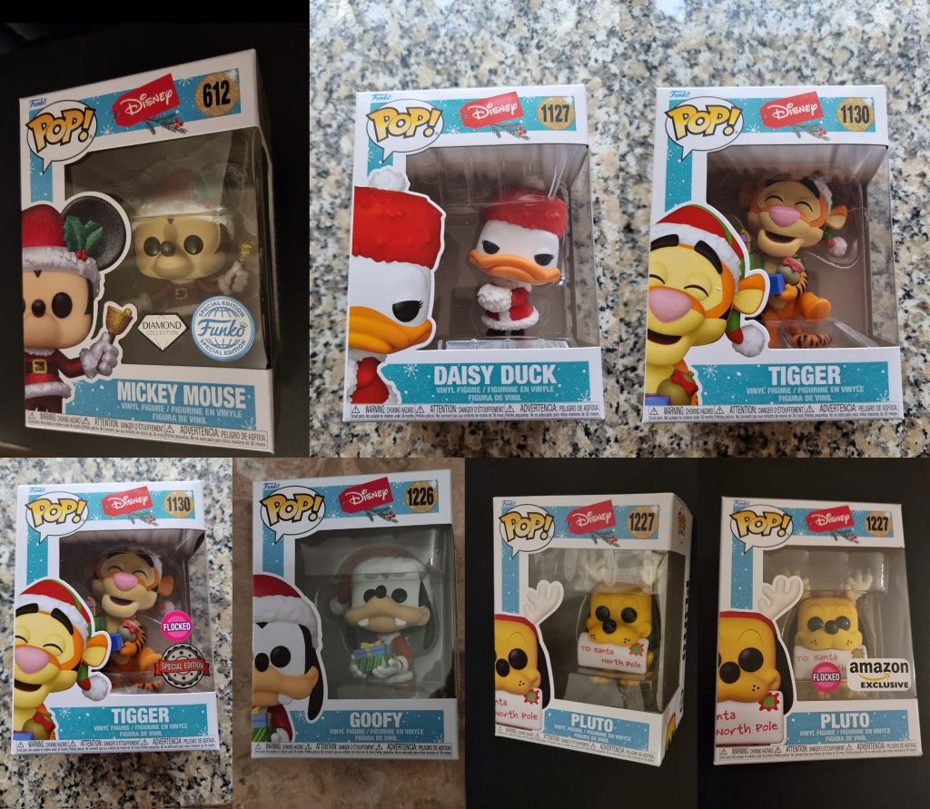 Funko Pop Pocket Popsies - Disney : Mickey Minnie Winnie Goofy Eeyore