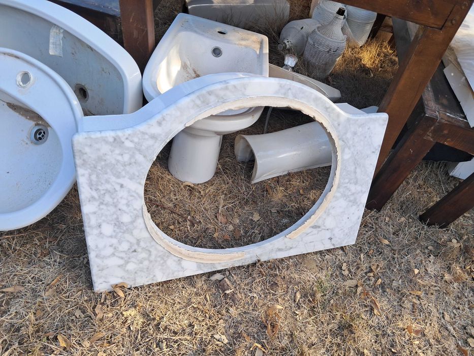 Lavatórios em bom estado