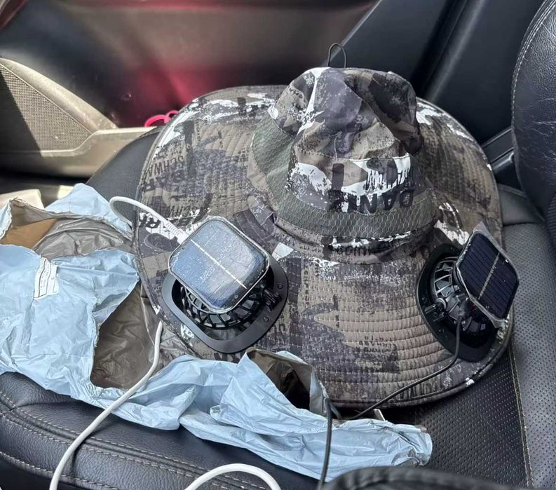 Kapelusz Wędkarski Turystyczny Z Wiatrakiem Czapka Solarna Na Plażę