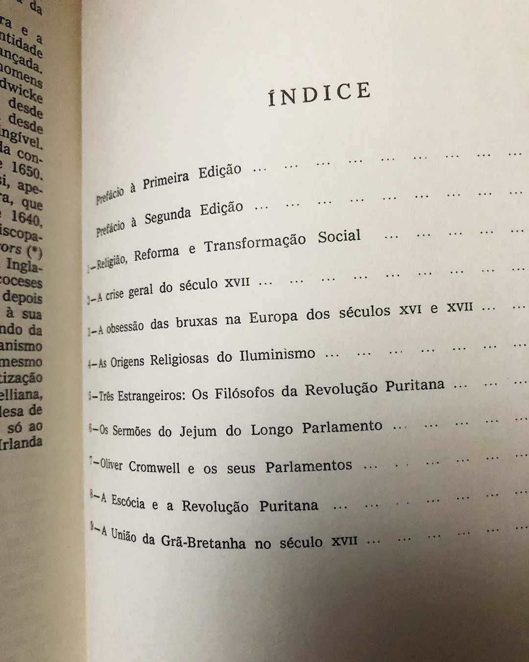 Trevor-Roper RELIGIÃO, REFORMA E TRANSFORMAÇÃO SOCIAL