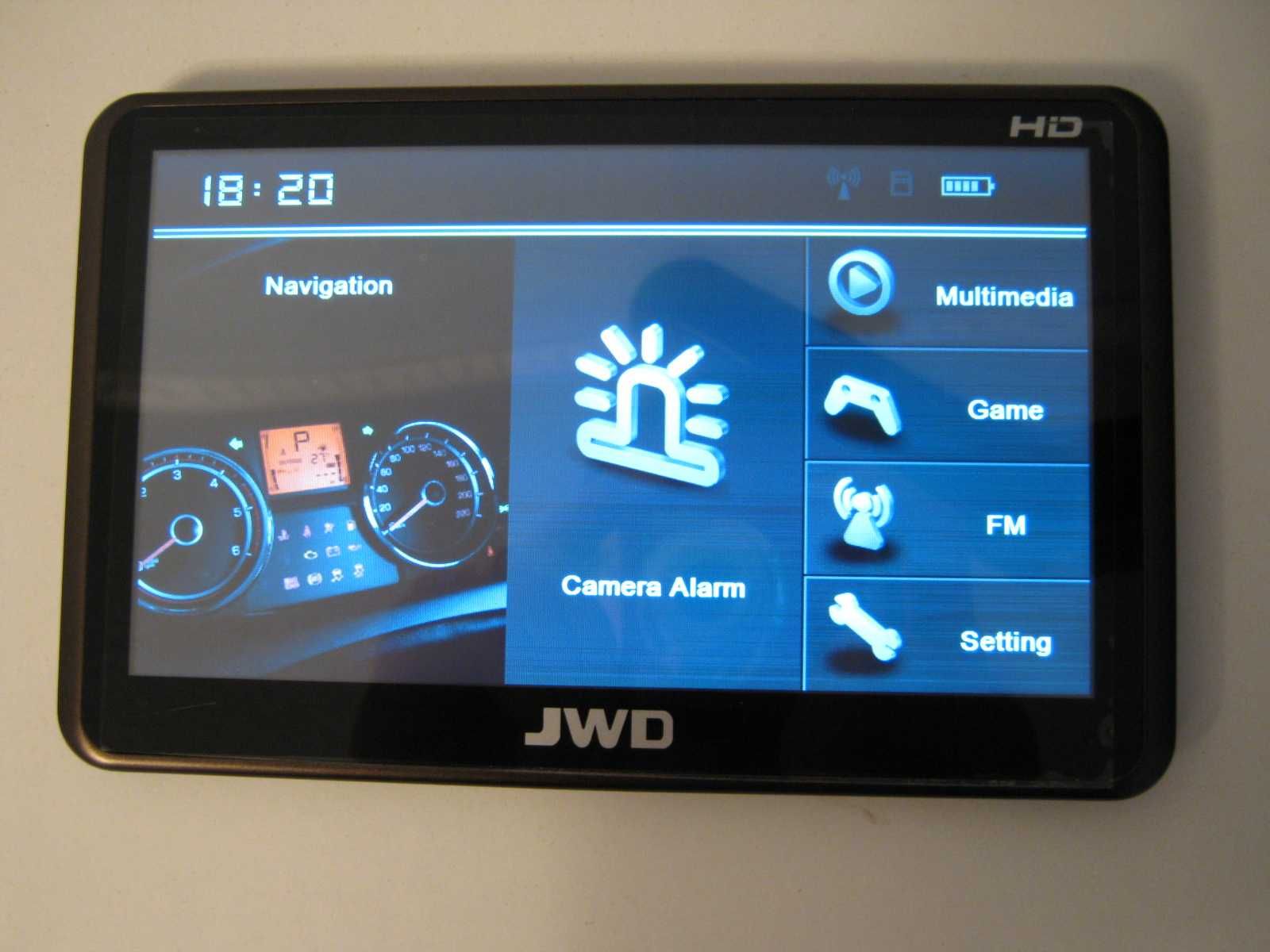 Автомобильный GPS навигатор JWD 7'', HD! Полный комплект! В идеале!
