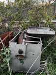 Lavadora em ferro para lagar de azeite